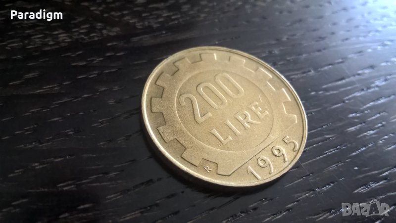 Монета - Италия - 200 лири | 1995г., снимка 1