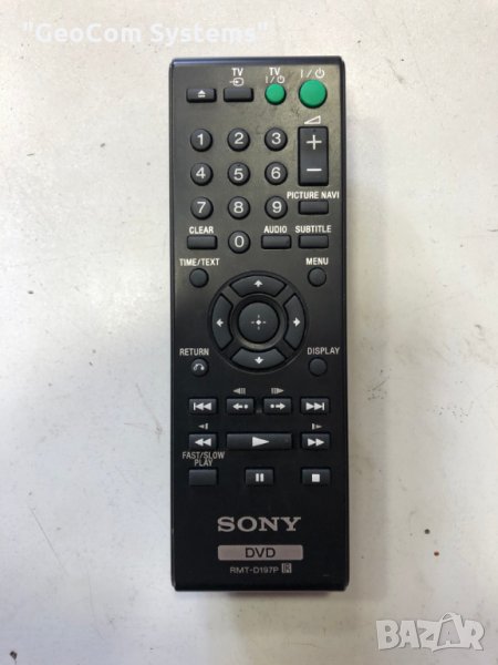 SONY DVD оригинално дистанционно (RMT-D197P), снимка 1