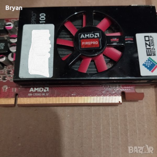Видеокарта AMD FirePro W4100 2gb Gddr5 , снимка 1