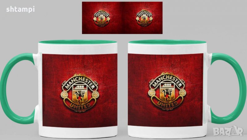 Чаша Манчестър Юнайтед Manchester United Керамична, снимка 1