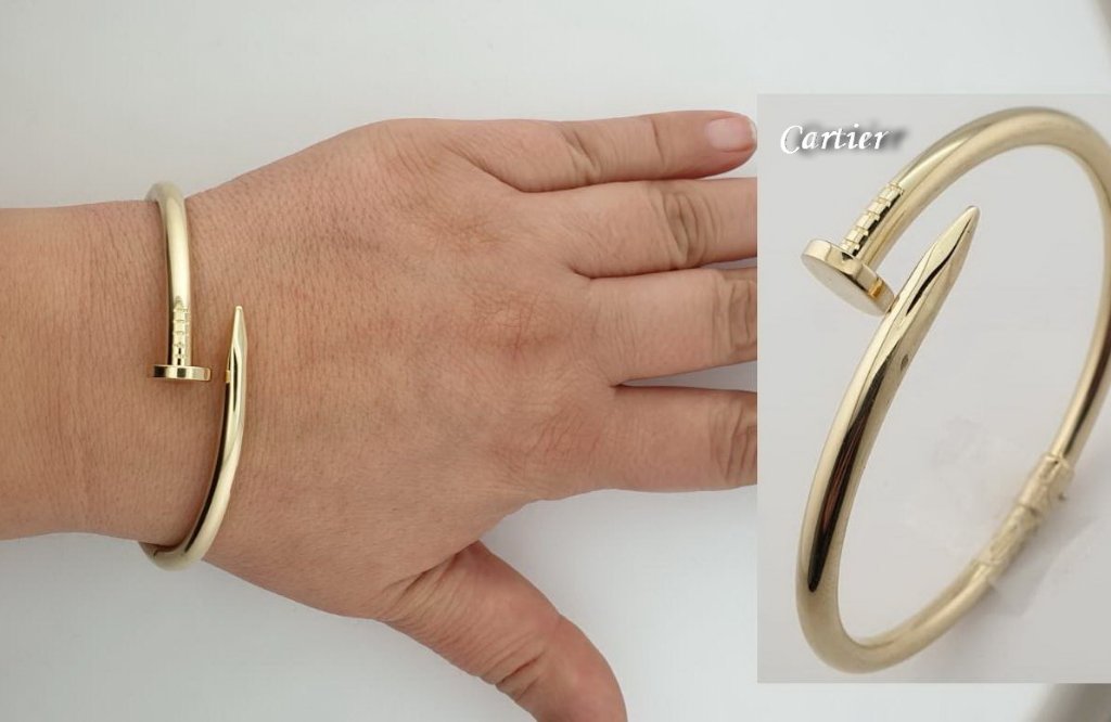 Златни твърди гривни и пръстени 14К Cartier тип белезник в Гривни в гр.  Пазарджик - ID27273275 — Bazar.bg