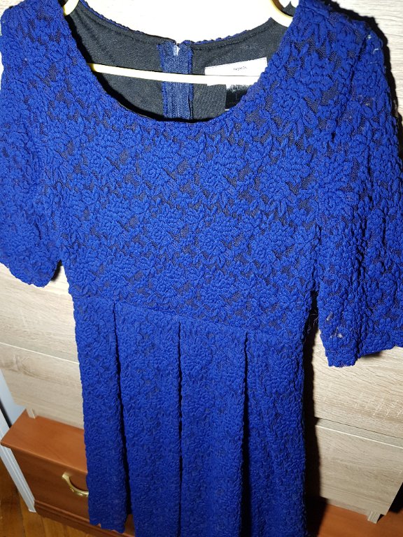 Синя рокля на марката Lucy fashion с дантелени мотиви в Рокли в гр. Ямбол -  ID37582555 — Bazar.bg