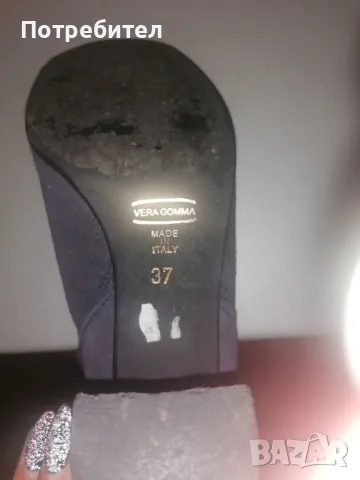 Елегантни ботуши /чизми/ на ток италиански - естествен велур, р-р 37, снимка 2 - Дамски ботуши - 48176740