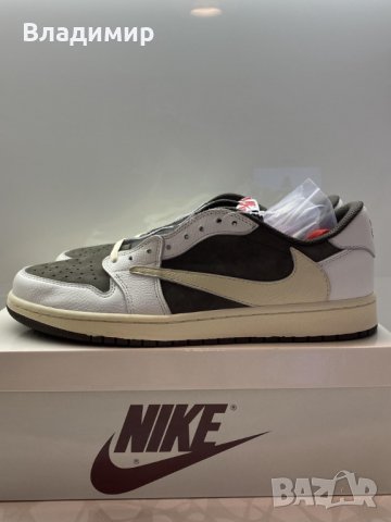 Jordan 1 Retro Low Travis Scott Reverse Mocha Мъжки/Дамски Кецове, снимка 3 - Кецове - 37537347