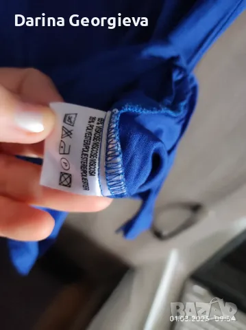 Лятна риза в син цвят, снимка 3 - Ризи - 49321574