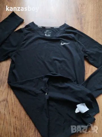 Nike W NK BRTHE TAILWIND - страхотна дамска блуза ХС, снимка 5 - Блузи с дълъг ръкав и пуловери - 49306588