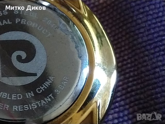 Рierre cardin 2848 часовник дизайнерски с камъни вътре нов в кутия 3бара водоустойчив оригинален, снимка 14 - Мъжки - 40429131