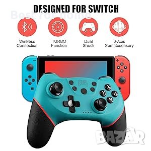 Безжичен контролер за Nintendo и компютър PC от Diswoe, снимка 5 - Аксесоари - 42930792