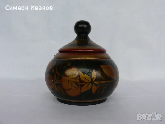 Интересна стара дървена кутия #2039, снимка 1