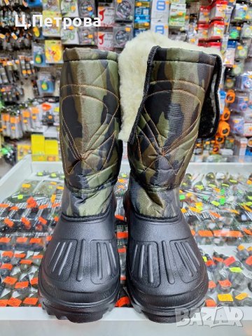 Ботуши (апрески) с термо чорап за лов и риболов камуфлажна Аляска, снимка 4 - Екипировка - 43047783