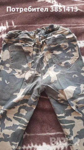 Дамски камуфлажни дънки, снимка 1