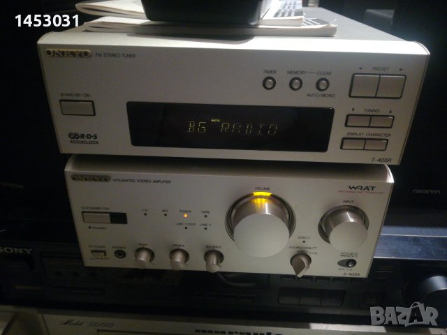 Onkyo A 905X+T405R, снимка 1 - Аудиосистеми - 40511688