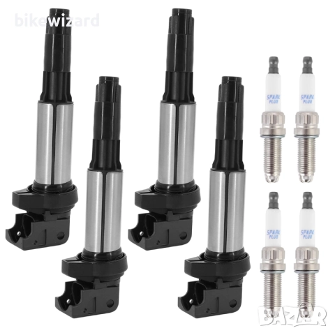 Dokili 4бр. Запалителна бобина OEM # 48206 12131712219 12138657273 за BMW + свещи НОВИ