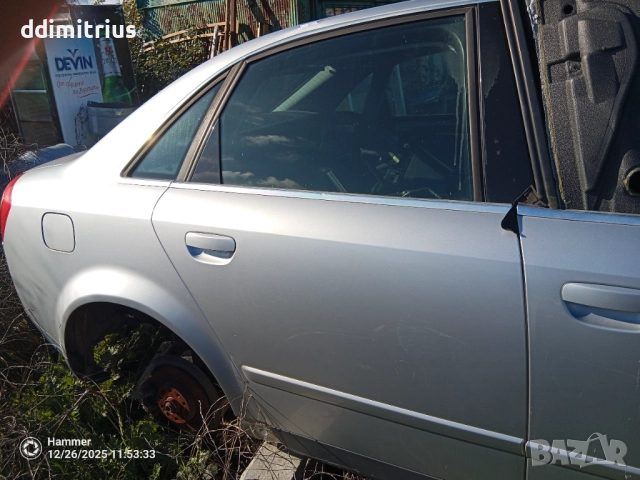 Предни и задни врати за Ауди А4 б6 2003г, снимка 4 - Автомобили и джипове - 52903082