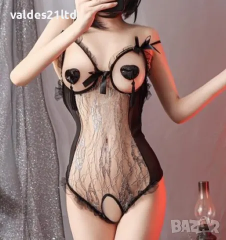 Еротично секси с отворено дъно и бюст, снимка 6 - Бельо - 35051778