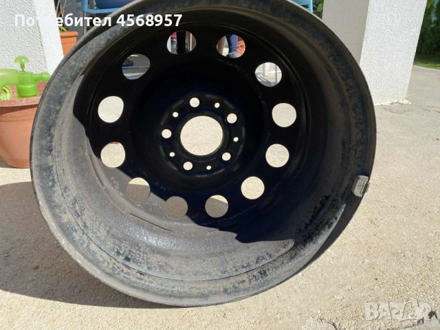 Оригинални стоманени джанти BMW E46, снимка 7 - Гуми и джанти - 51925478