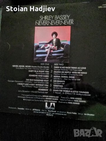 SHIRLEY BASSEY-Never,Never, Never,LP, снимка 2 - Грамофонни плочи - 27017069