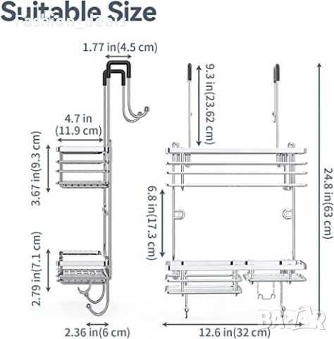 Нов Органайзер Рафт за съхранение Организатор кухня дом баня закачалка, снимка 2 - Други стоки за дома - 40116446