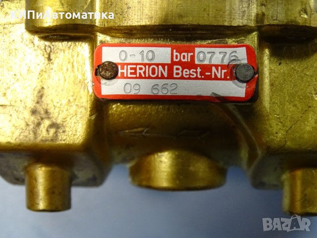 магнет вентил Herion 09662 3/4 220VAC 0-10Bar, снимка 4 - Резервни части за машини - 37052086