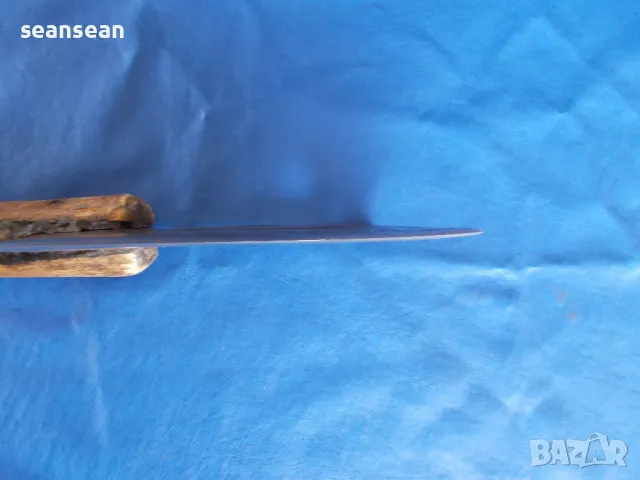 Огромен стар кован сатър, снимка 5 - Ножове - 49798104