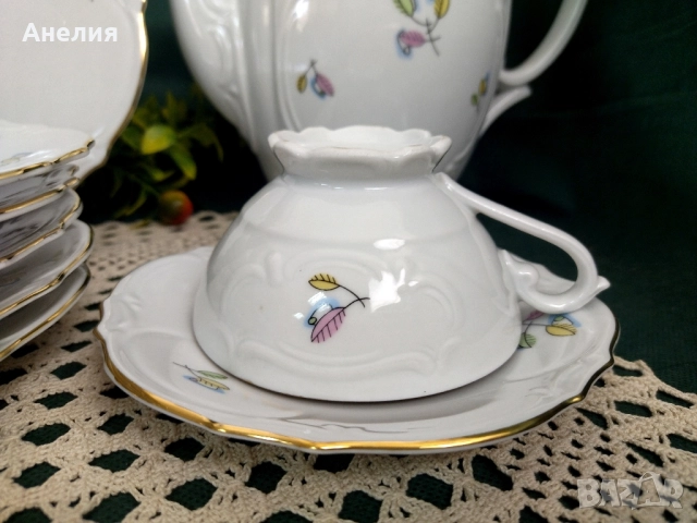 Bavaria фин костен порцелан Барок, снимка 3 - Чаши - 51701224