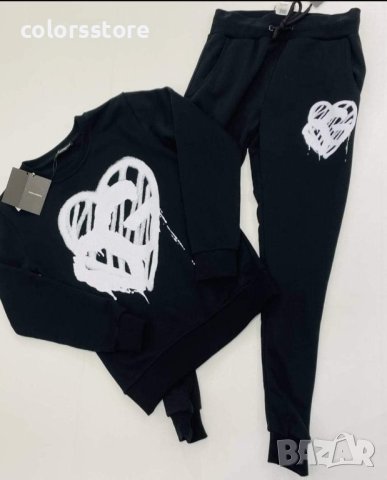 Черен спортен екип  Dolce&Gabbana код VL-Q168