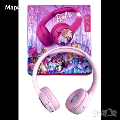Безжични Слушалки Барби , снимка 1 - Безжични слушалки - 43691469