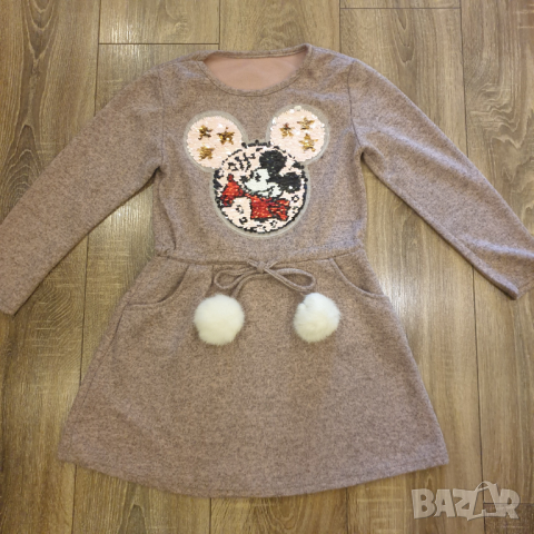 Ватирани рокличка и спортни лотчета 134-140, снимка 2 - Детски комплекти - 36416218