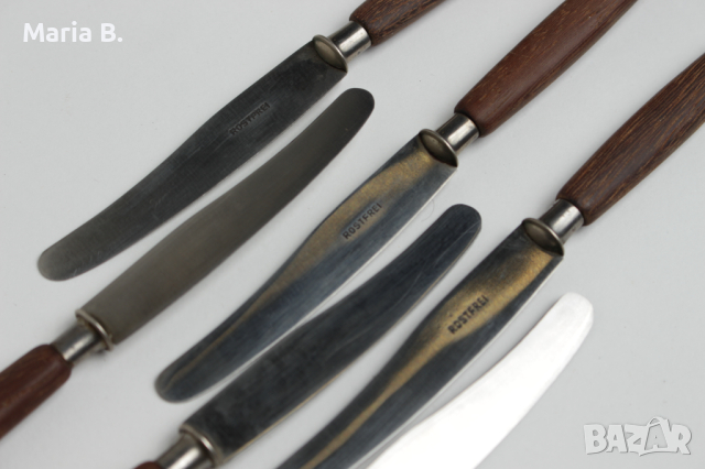 Антикварен комплект ножове Solingen , снимка 5 - Антикварни и старинни предмети - 44882660