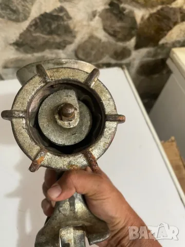 Масивна и тежка,стара месомелачка , снимка 4 - Други - 47678615