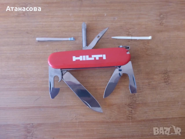 Ново джобно ножче Victorinox 6 инструмента HILTI Хилти, снимка 2 - Ножове - 50956094