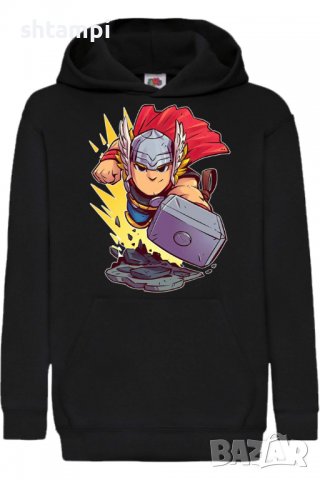 Детски Суитчър/Суитшърт Marvel Thor,Игра,Подарък,Изненада,Забавление,Рожден Ден