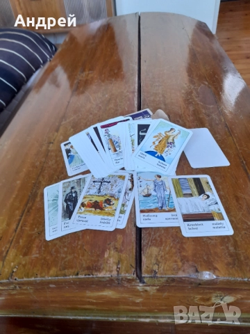 Стари карти за гледане,гадаене Piatnik, снимка 5 - Други ценни предмети - 51467164