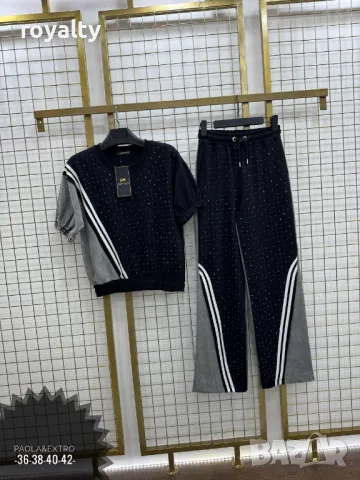 Комплект деним с камъчета , снимка 2 - Комплекти - 49236924