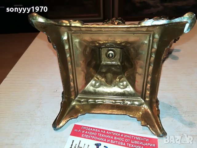 СВЕЩНИК В ЦВЯТ СТАРО ЗЛАТО-ВНОС ГЕРМАНИЯ 2205221007, снимка 18 - Антикварни и старинни предмети - 36837254