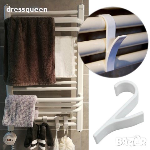 2894 Закачалка за тръбен радиатор за баня, снимка 2 - Други стоки за дома - 44011669