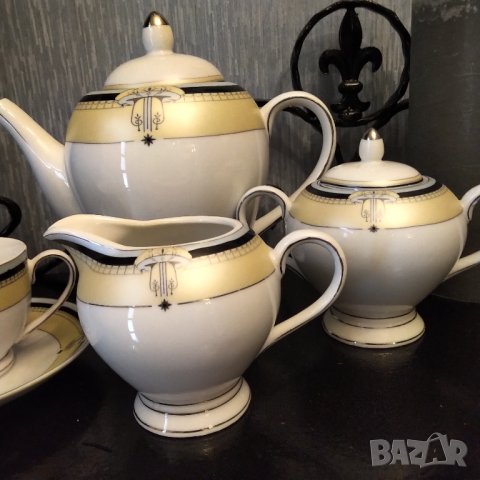 Намален Арт деко порцеланов сервиз 60 те години  , снимка 6 - Антикварни и старинни предмети - 37993509