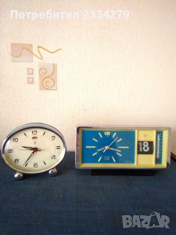  Часовник-будилник,механичен стар рядко срещан,китайски от 70-те години., снимка 4 - Антикварни и старинни предмети - 40403975