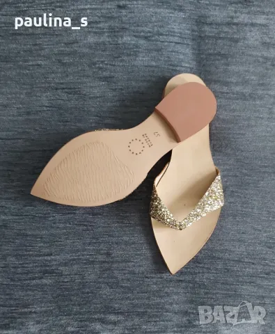 Чехли с блестящи каишки / Italy , снимка 8 - Чехли - 50163709