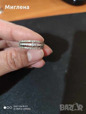 Сребърен пръстен, снимка 4 - Пръстени - 28194505