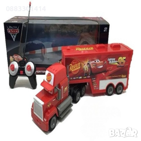 Камион с дистанционно управление McQueen , снимка 3 - Коли, камиони, мотори, писти - 52459153