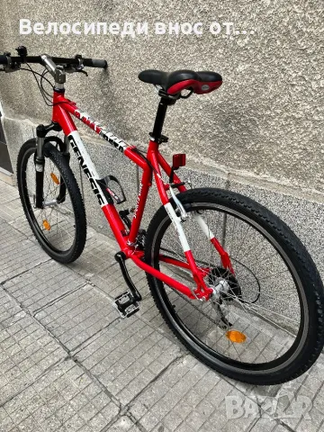 Алуминиев велосипед 26 цола 24 скорости преден амортисьор аиро капли палцови команди много запазено , снимка 15 - Велосипеди - 49780135