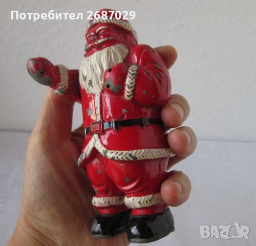 дядо Мраз запалка, дядо Коледа, фигура статуетка антика, снимка 13 - Статуетки - 38976582
