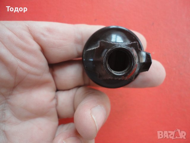 Бакелитов щепсел DRGM Wehrmacht, снимка 3 - Антикварни и старинни предмети - 43526696