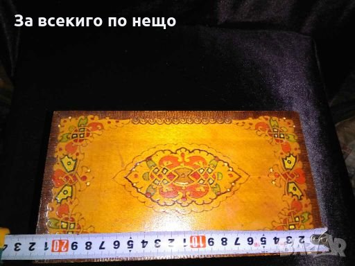 Стара, дървена, колекционерска кутия за бижута., снимка 4 - Колекции - 27640303