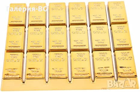 Подложка за чаша в формата на златни кюлчета, снимка 3 - Други - 32676533