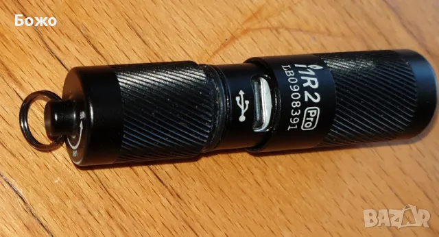 Нов LED фенер Olight i1R 2 Pro EOS (22 грама до 180 лумена) - черен, снимка 3 - Къмпинг осветление - 48434915