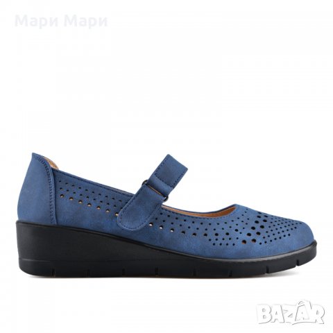 дамски ежедневни обувки сини, снимка 2 - Дамски ежедневни обувки - 28773269