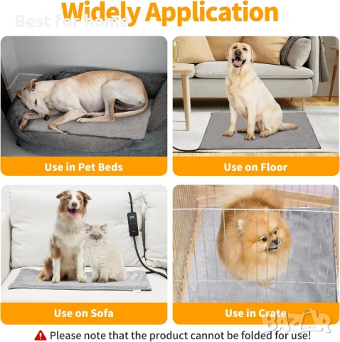 Електрическа нагревателна подложка за кучета и котки, снимка 8 - Други стоки за животни - 51236731