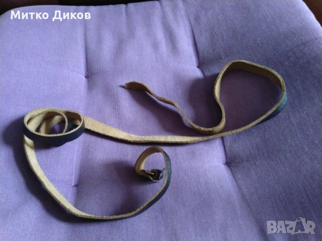 Каишка естествена кожа 112см дължина на 12мм ширина